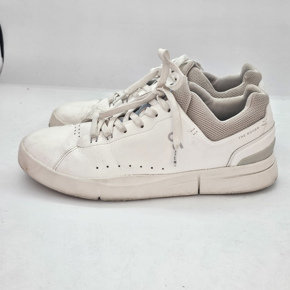On Cloud The Roger Advantage Sneakers White Taupe Mens Size 11 Tennis Style main image 11